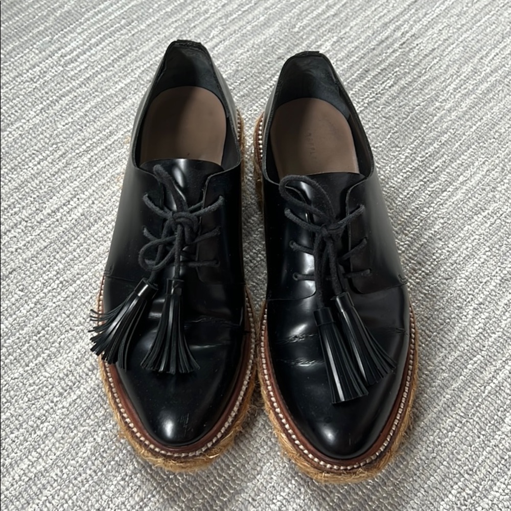 Loeffler Randall Oxford with woven sole